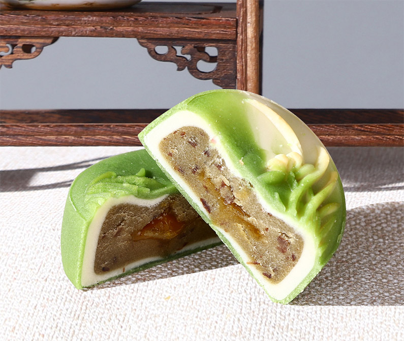 幻彩抹茶红豆流心